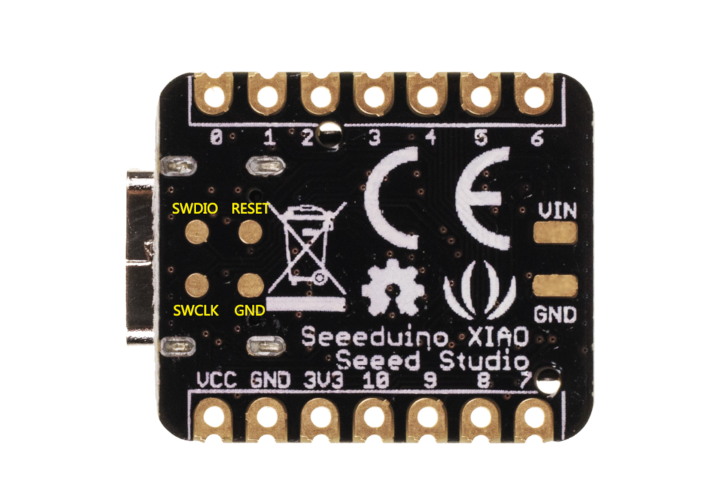 Click the image to enlarge it. XIAO Board Pinout