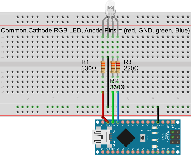 Arduino Nano Breadboard